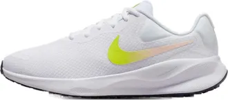 Nike (WMNS) Nike Revolution 7 Wide White Cyber Crimson Tint FZ6829-103