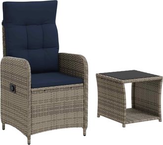 vidaXL Conjunto De Sof&aacute;s De Jard&iacute;n 2 Uds. Vidaxl