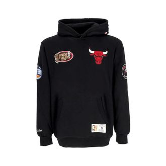 Mitchell & Ness Hombre, Sudaderas, Negro, Talla: M