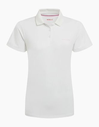 Craghoppers Womens Craghoppers Womens/Ladies Thornbury Nosilife Short-Sleeved Golf Polo Shirt - White - Size: 20