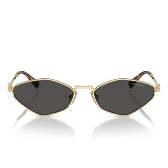 Miu Miu Sunglasses Mu56 Zs Zvn5 S0 Gold/Gradient Grey Women