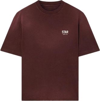Golden Goose Star T-shirt - Heren - T-shirts - Bruin - M - Katoen - Tops