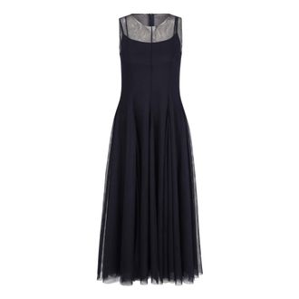 Vera Mont Dames, Jurken, Blauw, Maat: 2XL Poliester