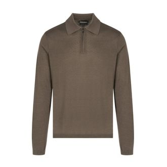 Emporio Armani Hombre, Camisetas, Marrón, Talla: M