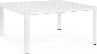 Konte Design Mesa extensible de aluminio blanco 149&times;97 cm - 149&times;149 cm