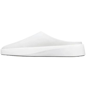Wolf & Shepherd Mens Wolf & Shepherd Cruise Mules White Slip On Casual Shoes HAWK558