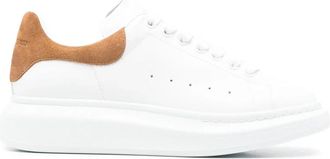 Alexander McQueen Oversized Sneaker - Heren - Sneakers - Wit - 43 1/2 EU - Leer - Schoenen