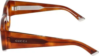 Gucci Womens Gg1917s Sunglasses Havana Acetate