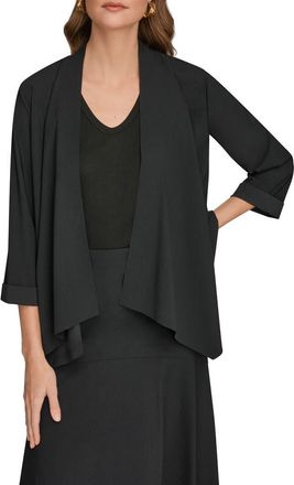 DKNY Open Front Jacket in Black at Nordstrom, Size X-Large