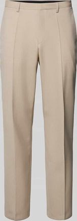 HUGO BOSS Super Slim Fit Anzughose aus Schurwoll-Mix Modell HESTEN in Sand, Gr&ouml;&szlig;e 102