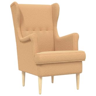 vidaXL Sill&oacute;n Beige Boucl&eacute; Vidaxl