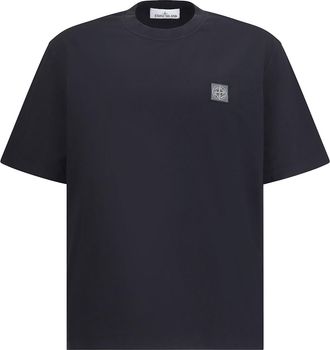 Stone Island T-shirt With Logo Patch