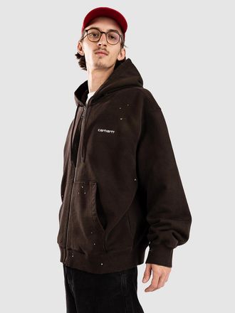 Carhartt Work in Progress Painter Felpa con Zip marrone