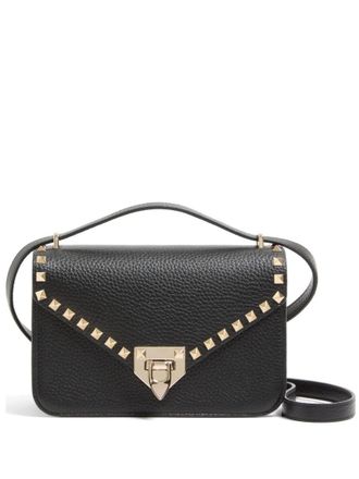 Valentino Garavani Black Rockstud Small Shoulder Bag