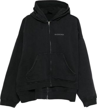 Balenciaga Layered Zip-up Hoodie