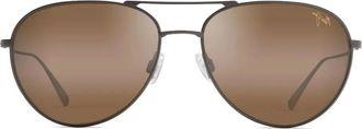 Maui Jim Occhiali da sole tondi Walaka - Marrone