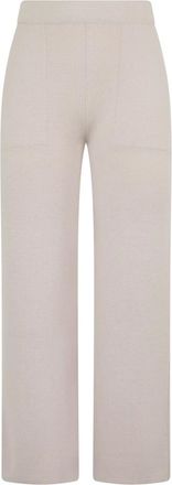 Moorer Matilde Wide Leg Knit Trousers - female - Moorer - Wide Trousers - Gray - 2XS - Trousers