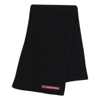Prada Pre-owned Scarves, male, Black, Size: ONE SIZE Pre-owned Vintage Stole
