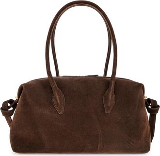Yuzefi Brioche Duffle schoudertas - Dames - Schoudertassen - Bruin - ONE Size - Nylon - Tassen