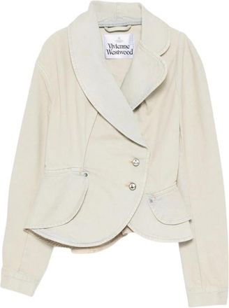 Vivienne Westwood Stormy Jacket - Dames - Blazers - Blauw - M - Katoen - Jassen