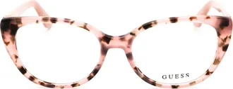 Guess GU50107 Cat-Eye Acetate Eyeglasses - Pink