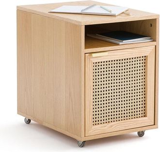 Sohome Bureaukastje met wielen, in rotan, Loris