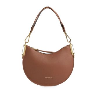 Coccinelle Sunup Medium Schoudertas - Dames - Schoudertassen - Bruin - ONE Size - Leer - Tassen