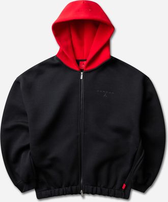 Nike Jordan Men s Flight Zip Hoodie Black / University Red