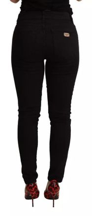 Dolce & Gabbana Cotton Stretch Jeans - Black