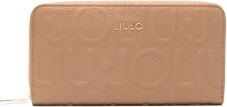 Liu Jo Portafoglio goffrato con zip - Toni neutri