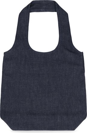 A.P.C. Womens Mini Tote Bag Ninon Indigo Denim Cotton