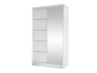 Mirjan24 Mobilier1 - Armario Closico 166, Blanco, 200x100x58cm, Puertas De Armario: Correderas, N&uacute;mero De Estantes: 0