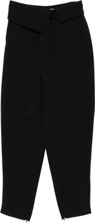The Attico Elegante Nero Broek - Dames - Straight fit broeken - Zwart - XS - Broeken