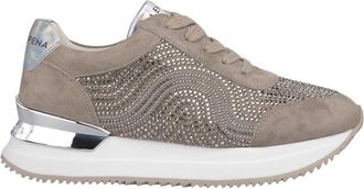 Alma En Pena Sneaker met strass-print - Dames - Sneakers - Bruin - 41 EU - Schoenen