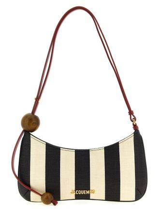 Jacquemus BlackWhite The Bisou Perle Shoulder Bag