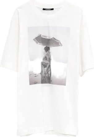 Jacquemus Graphic Print Short-Sleeve T-Shirt with Relaxed Fit