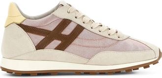 Hogan Low-Top Sneakers with Suede Overlays and Distinctive Accents