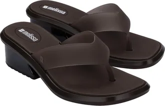 Melissa Margot Flip Flop in Brown at Nordstrom, Size 10