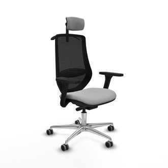 Piqueras y Crespo Silla De Oficina Con Cabecero Mardos Traslack Bali Piqueras Y Crespo D086g2h Gris Claro