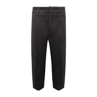 Department Five Straight Trousers, female, Black, W28, Pinstripe Trousers