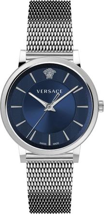 Versace V Circle Ve 5A005 20 - Heren - Horloges - Blauw - ONE Size - Accessoires