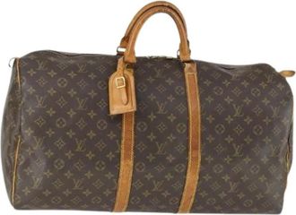 Louis Vuitton Pre-owned Weekendtas - Dames - Vintage Weekendtas - Bruin - ONE Size - Vintage