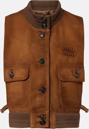 Miu Miu Suede vest