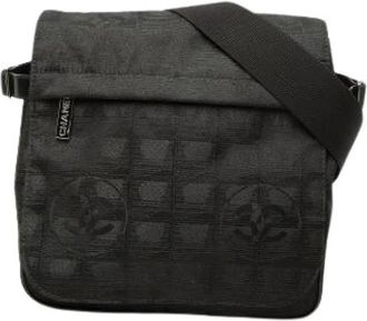 Chanel Pre-owned Crossbody Bag - Dames - Vintage Schoudertas - Zwart - ONE Size - Nylon - Vintage