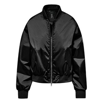Bomboogie Dames, Jassen, Zwart, Maat: L Nylon