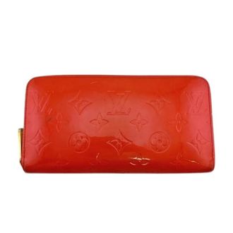 Louis Vuitton Pre-owned Wallets, female, Red, Size: ONE SIZE Pre-owned Vernis Long wallet (bi-fold)