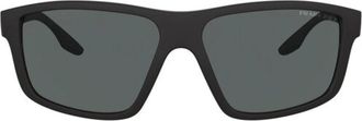 Prada Mens Prada Sport Ps02Xs Dg002G Black Sunglasses - Size: ONE size