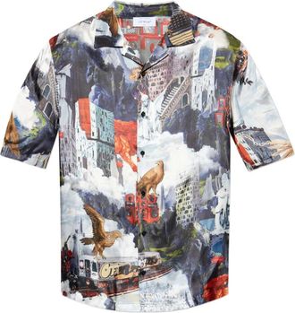 Off-white Camicia con stampa - Blu