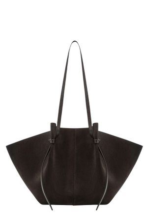Yuzefi Large Winged Suede Bag with Adjustable Handles