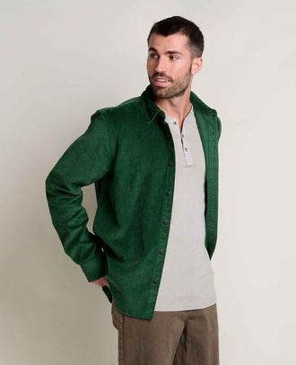 Toad & Co Mens Cascadia Long Sleeve Shirt in Pasture at Nordstrom, Size Medium